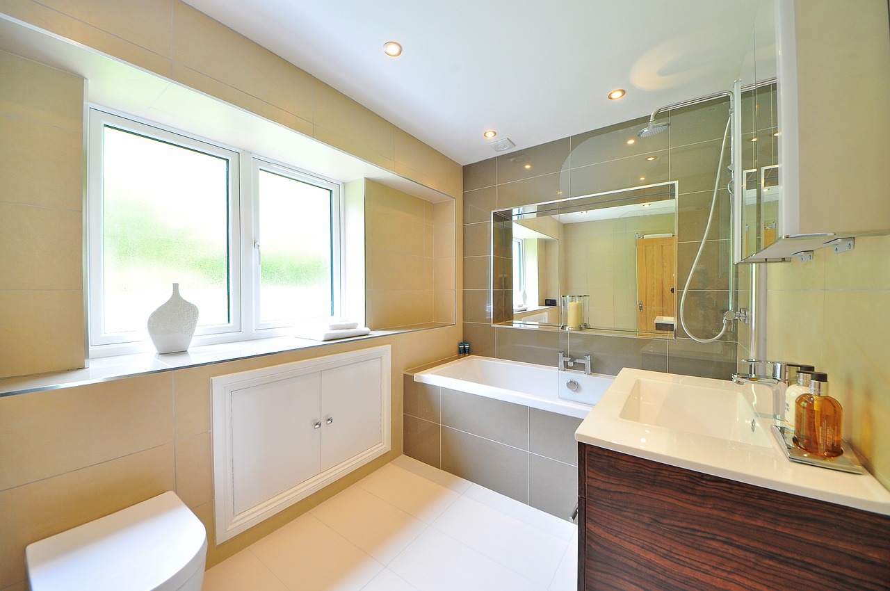 Chicago bathroom renovation with modern fixtures and sleek design